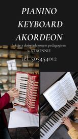 Nauka gry: pianino, keyboard, akordeon - Stronno