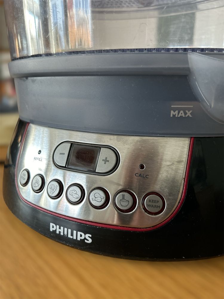 Parowar elektryczny Philips czarny HD9140