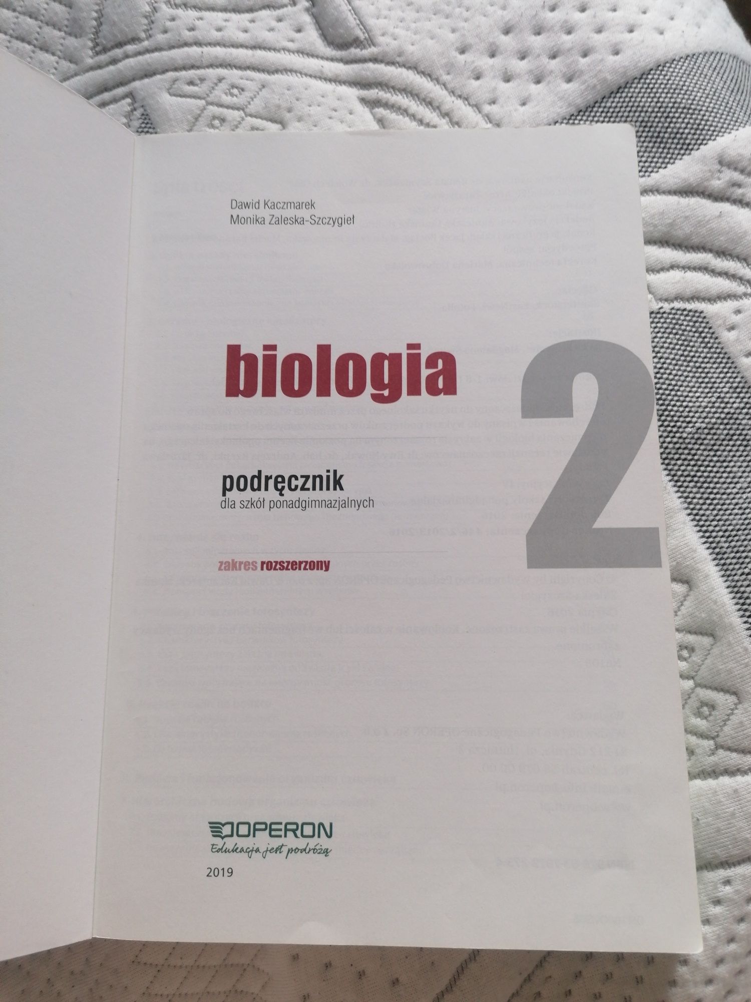 Podręcznik Biologia 2