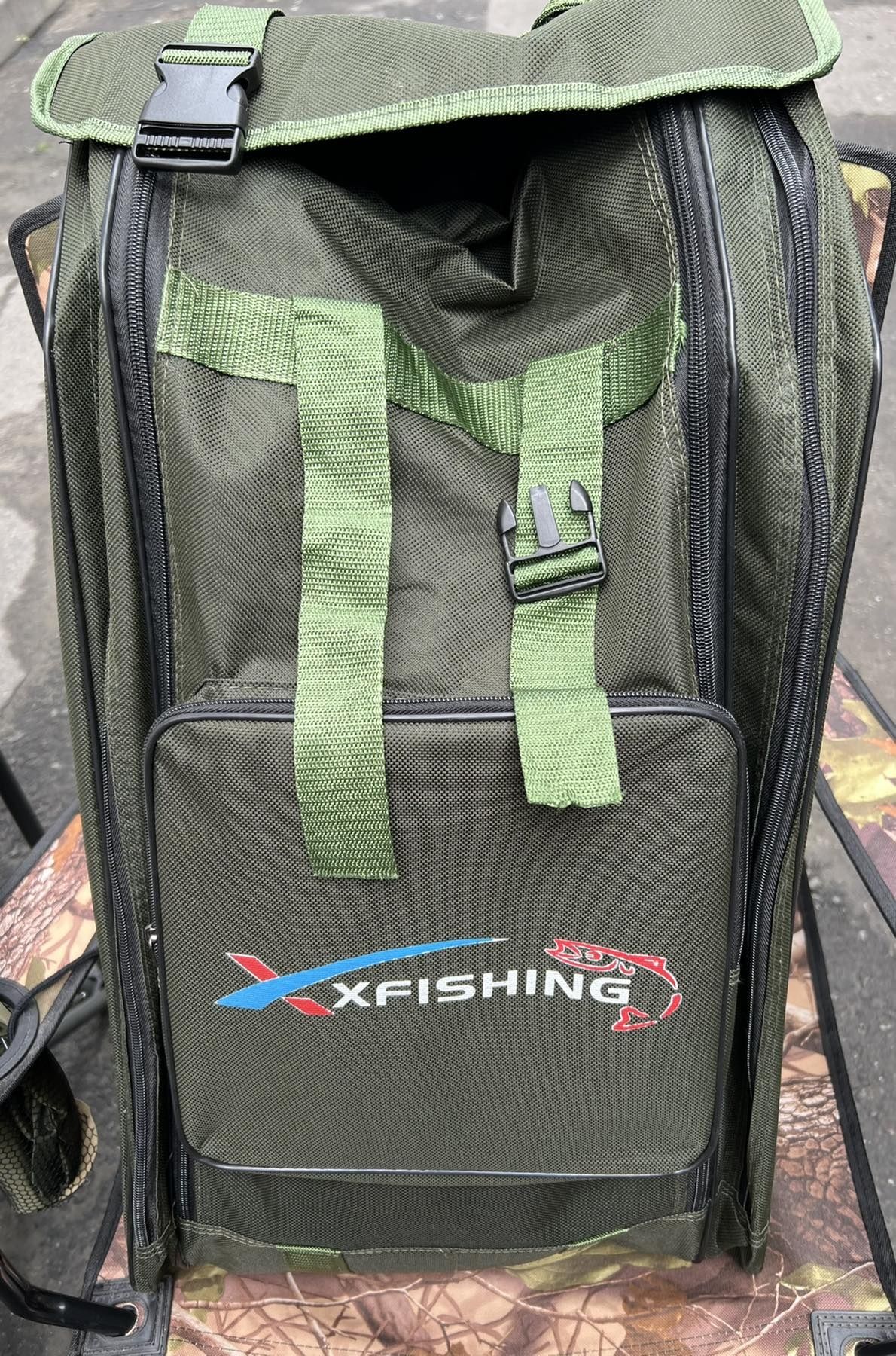 Рюкзак для рыбалки и туризма 80л влагостойкий материал