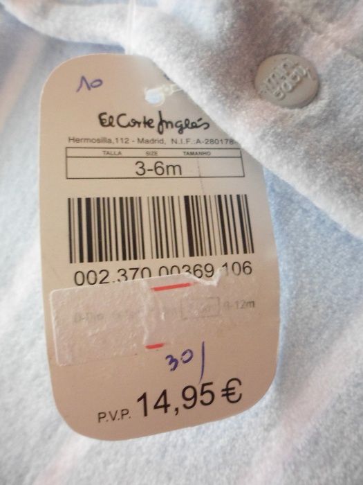 beibegró novo com eqtiqueta