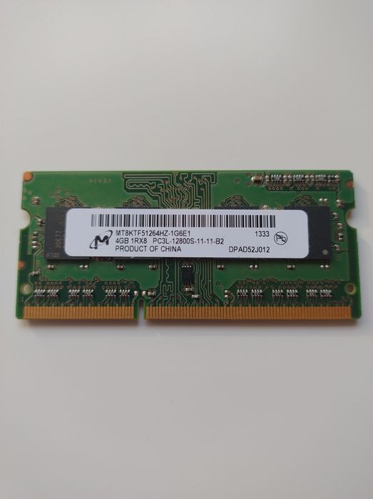 Pamięć RAM 4 Gb 1Rx8