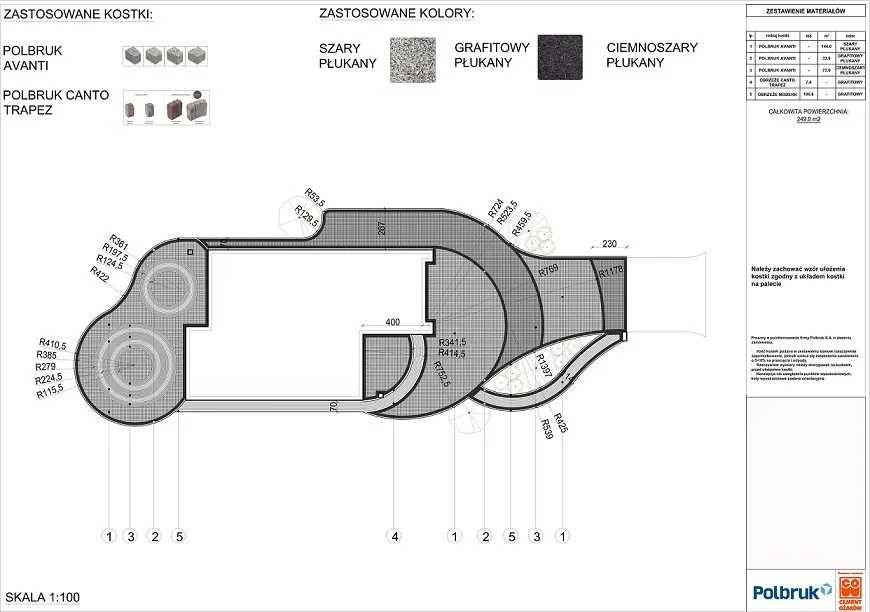 Kostka brukowa stylizowana TOLEDO gr. 6 cm Polbruk HIT