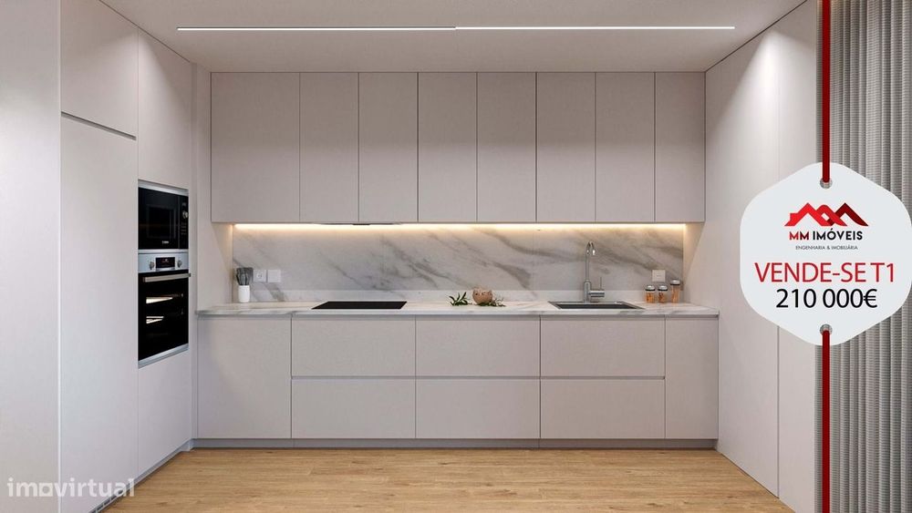 Apartamento T1 | Parque dos Sonhos | Varanda | Lugar de Garagem