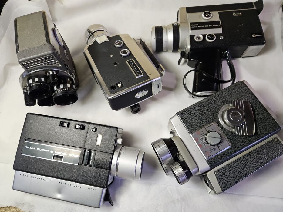 Lote de máquinas filmar