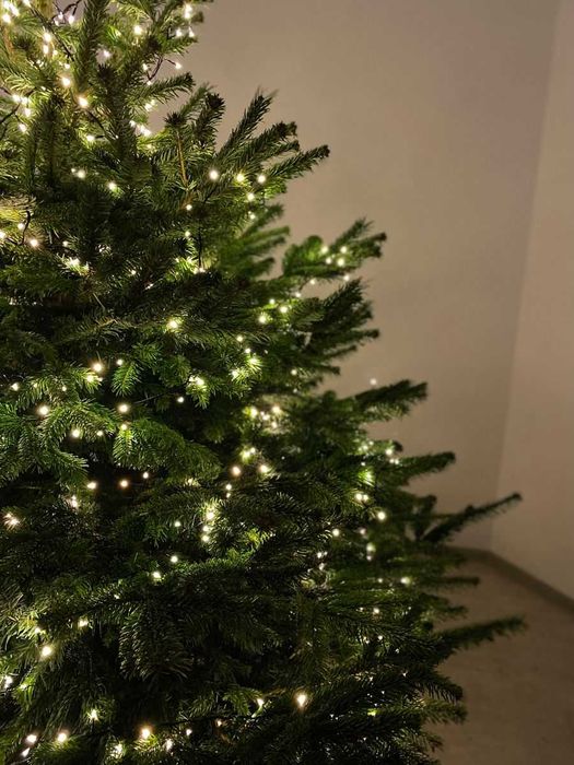 ВАУ ЕФЕКТ! Бахрома гірлянда вулична. Тепле біле світло. Мішура роса