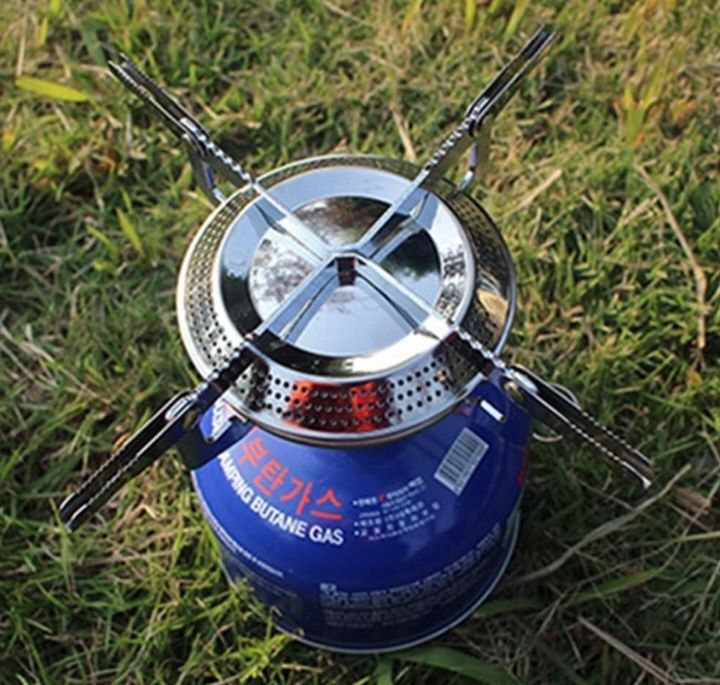 Mini palnik gazowy na propan kemping gotowanie składany piknik turysty