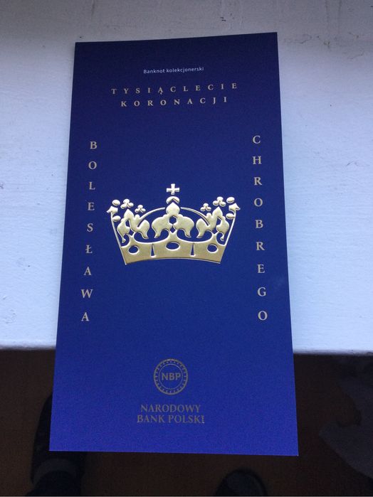 20 zł tysiac lecie koronacji B. Chrobrego.