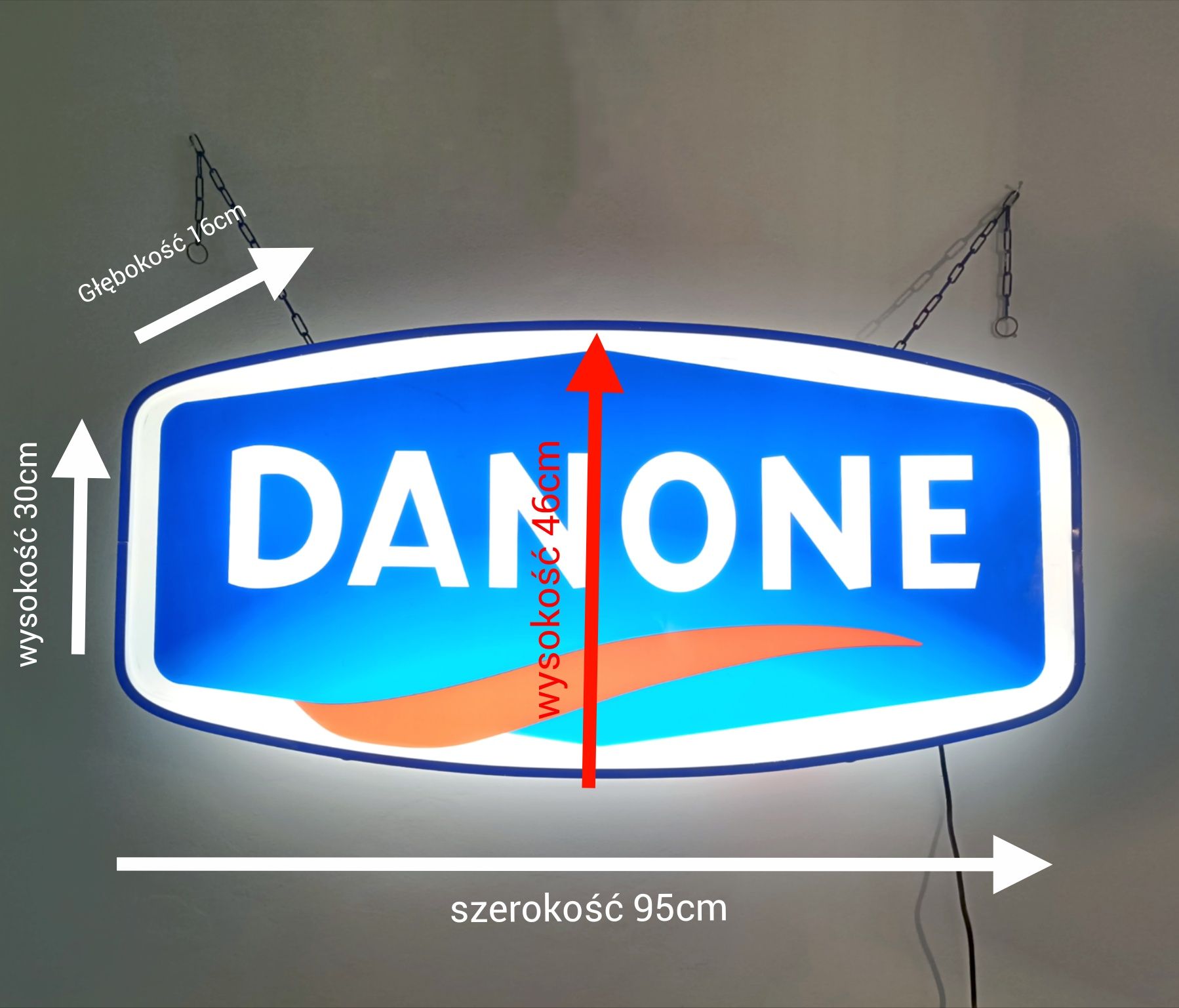 Kaseton Reklamowy Danone