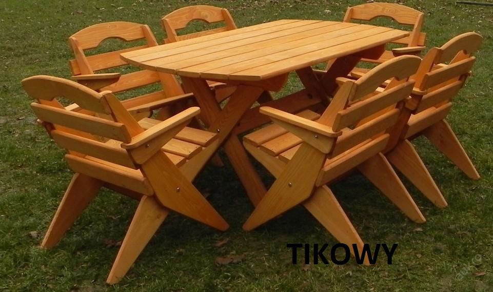 Meble ogrodowe drewniane składane .Super cena .Różne kolory.