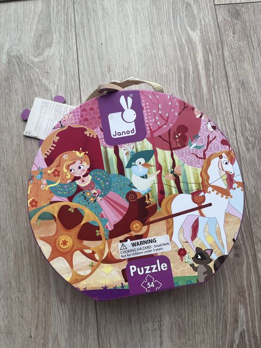 ДОСТАВЛЯЄТЬСЯ Пазл Janod в коробці «Принцеса в кареті»