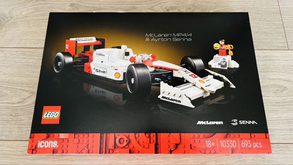 Lego McLaren MP4/4 & Ayrton Senna NOVO