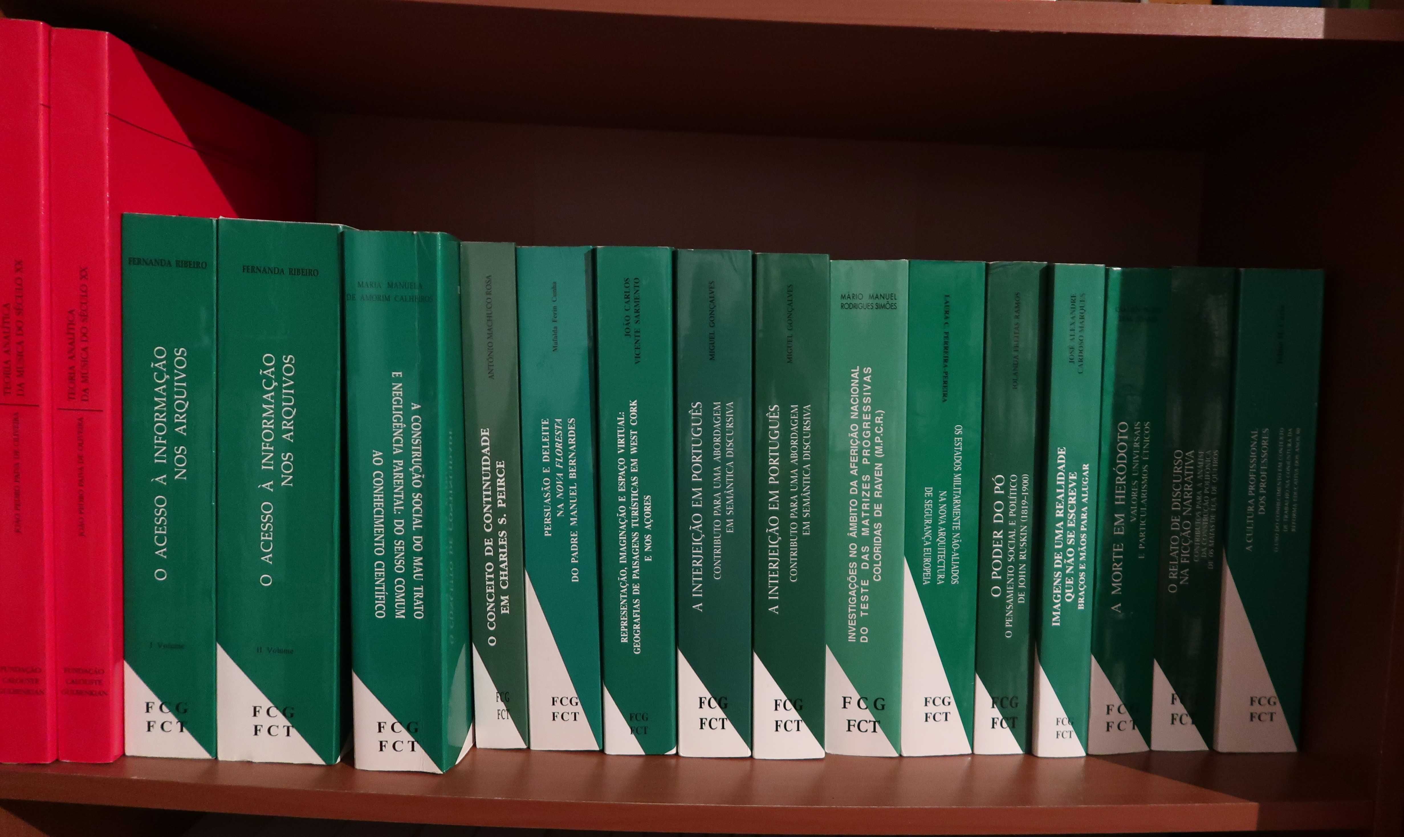 Livros Técnicos Fundação Calouste Gulbenkian, cada