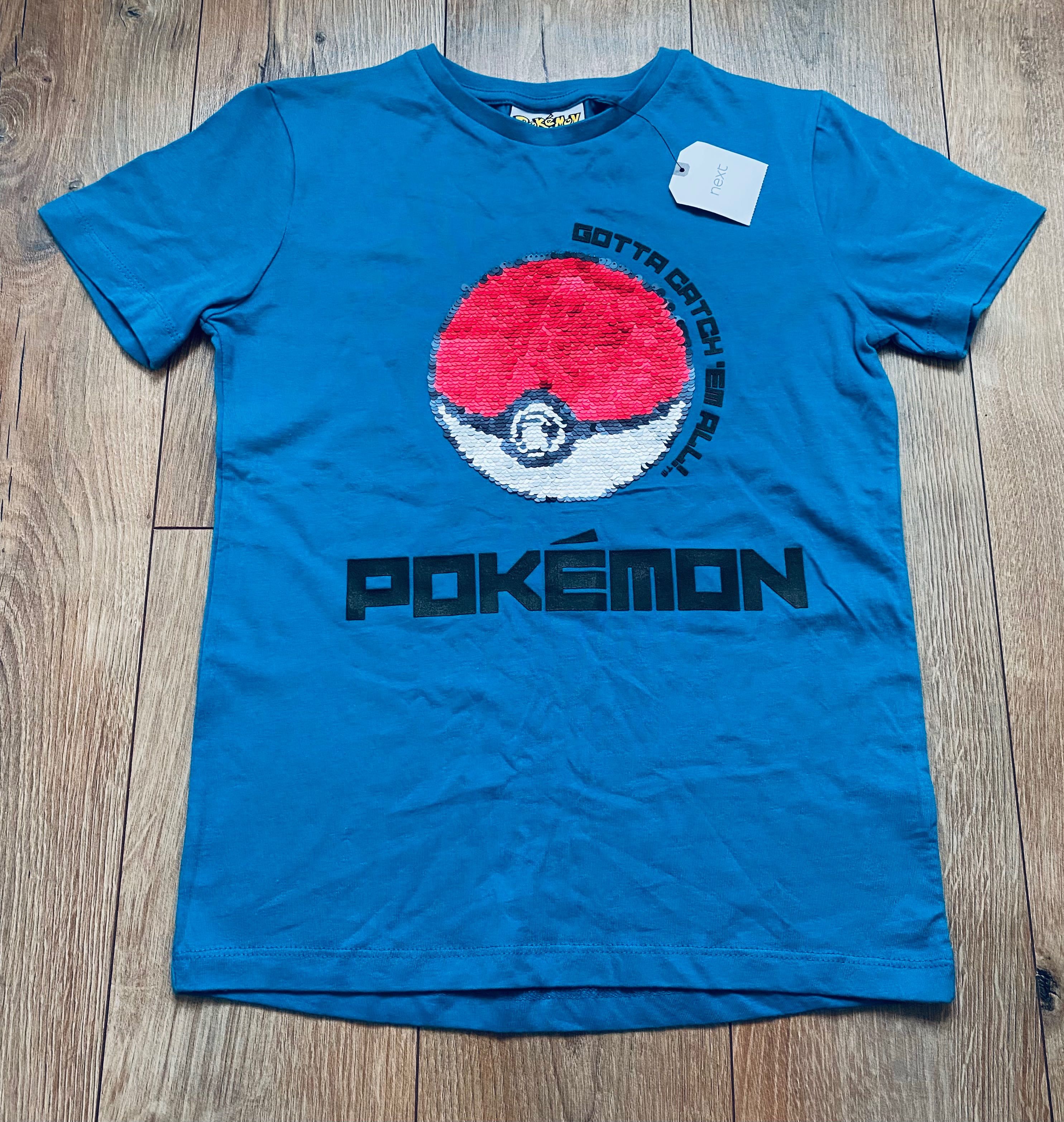 Pokemon Pokeball Koszulka Zmieniająca wzór 9 lat 134 cm