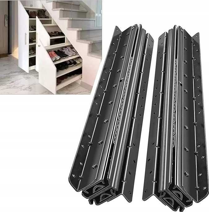 Prowadnice meblowe kulkowe para 400-900mm 120kg AOLISHENG