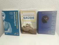 Livros Enfermeiros: Código Deontológico, Vida e Trabalho e + Saúde