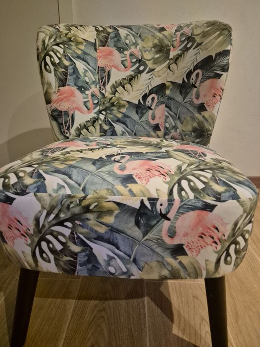 Poltrona estampada