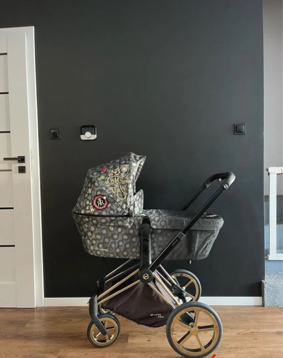 Wózek Cybex Priam Jeremy Scott, gondola, spacerówka, fotelik GRATIS