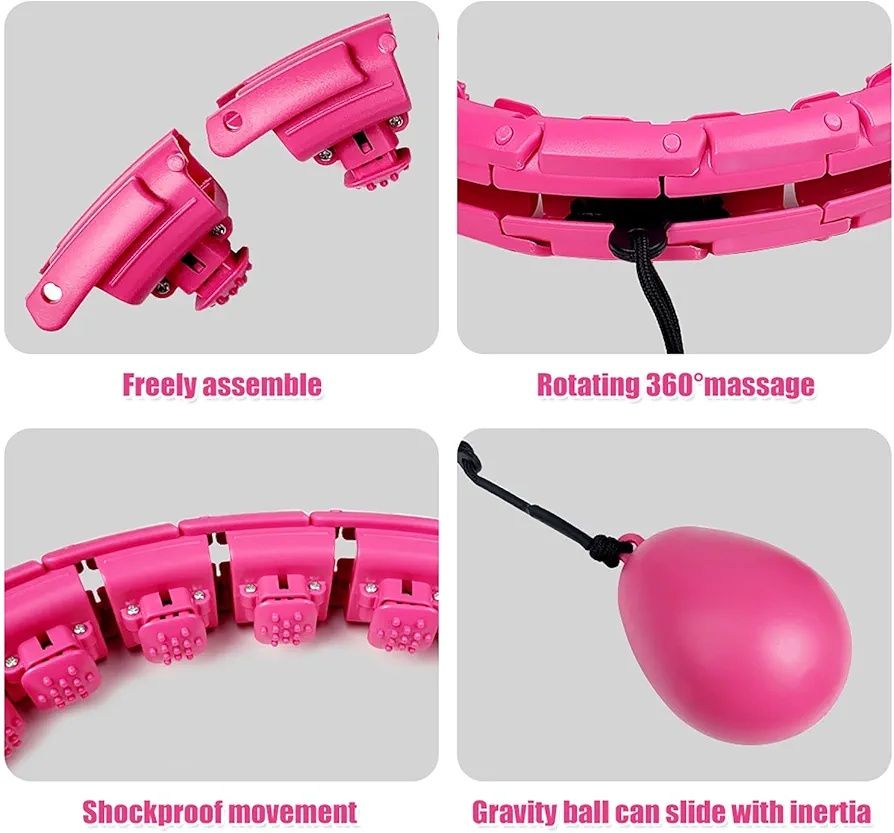 Hula hop różowe smart N353