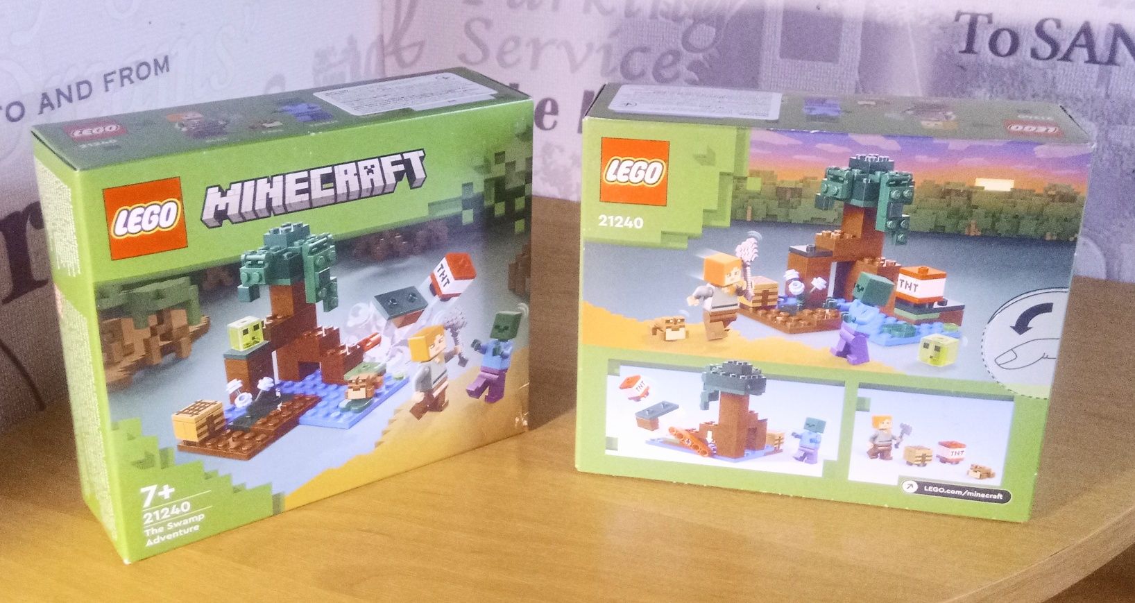 Новий! Конструктор Лего Майнкрафт LEGO Minecraft Приключения на болоте