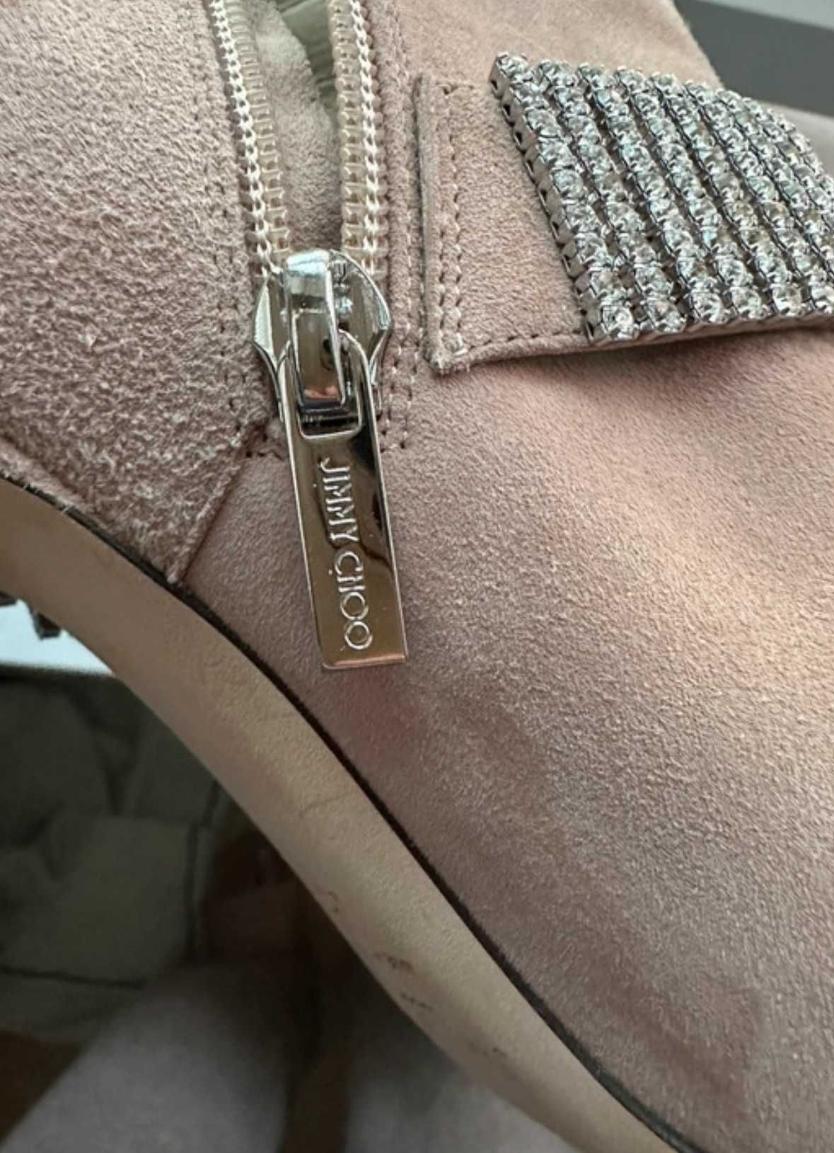 JIMMY CHOO skórzane buty rozmiar 39-40