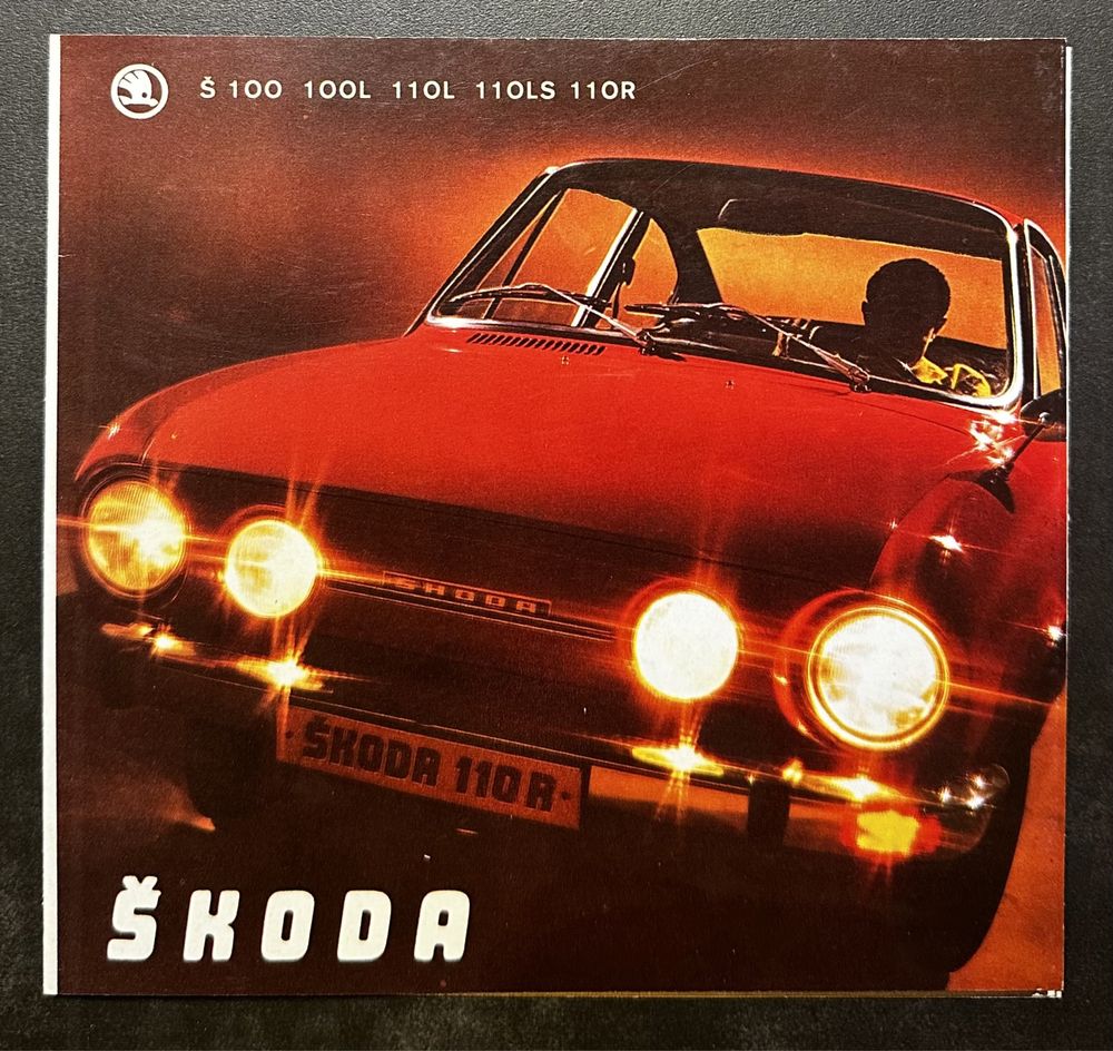 Skoda S 100, S 110 R coupé - folder reklamowy