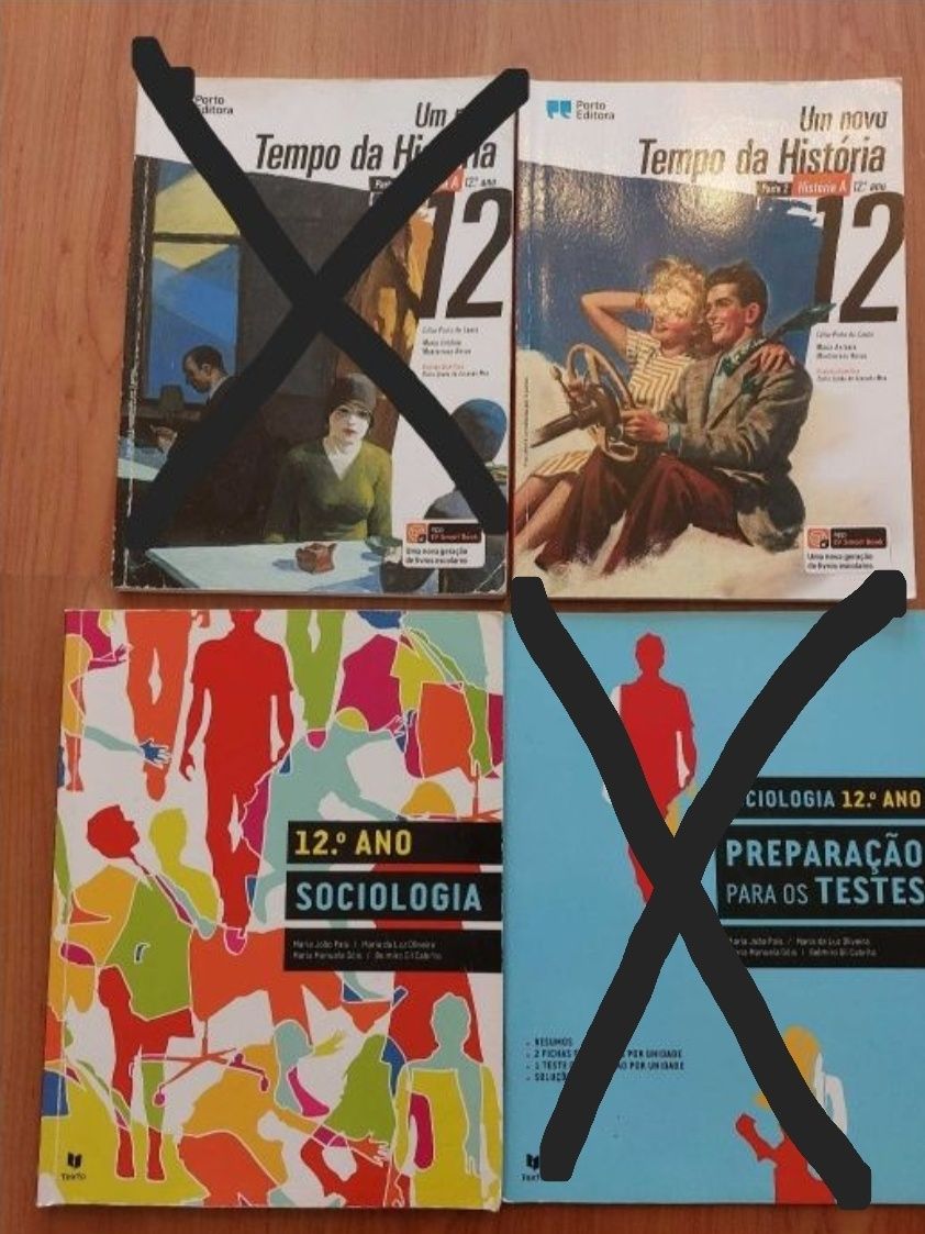 Livros/Manuais Escolares Usados - 9º ao 12º Ano