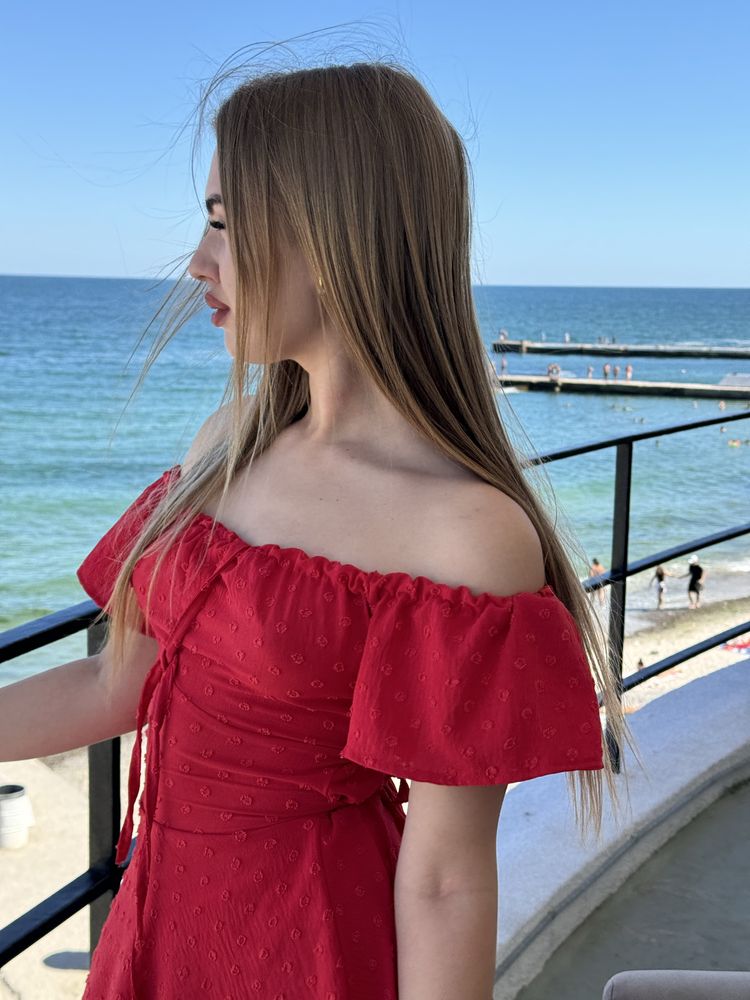 Летнее платье,прошва