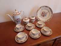 Serviço Chá Porcelana completo 10 peças - "LG Porcelaine -T. Limoges"