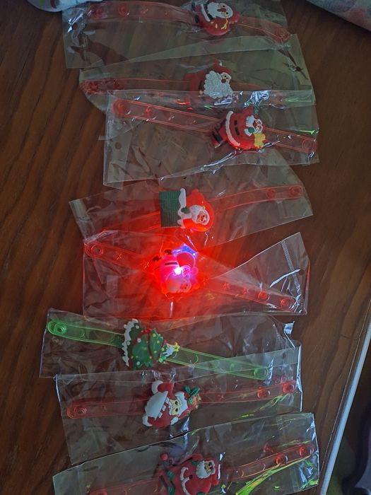 Pulseiras para jantares de natal