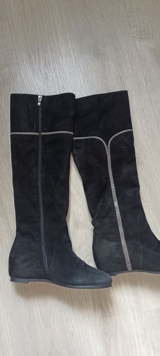 Ботфорти замшеві 37р