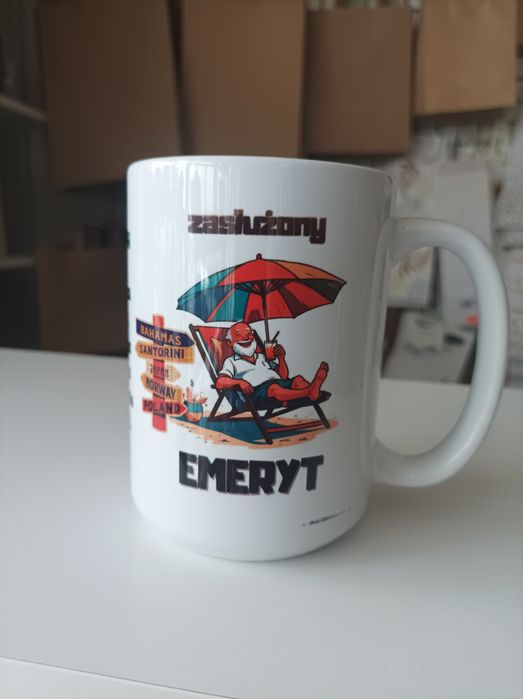 Kubek dla emeryta, 450ml, prezent