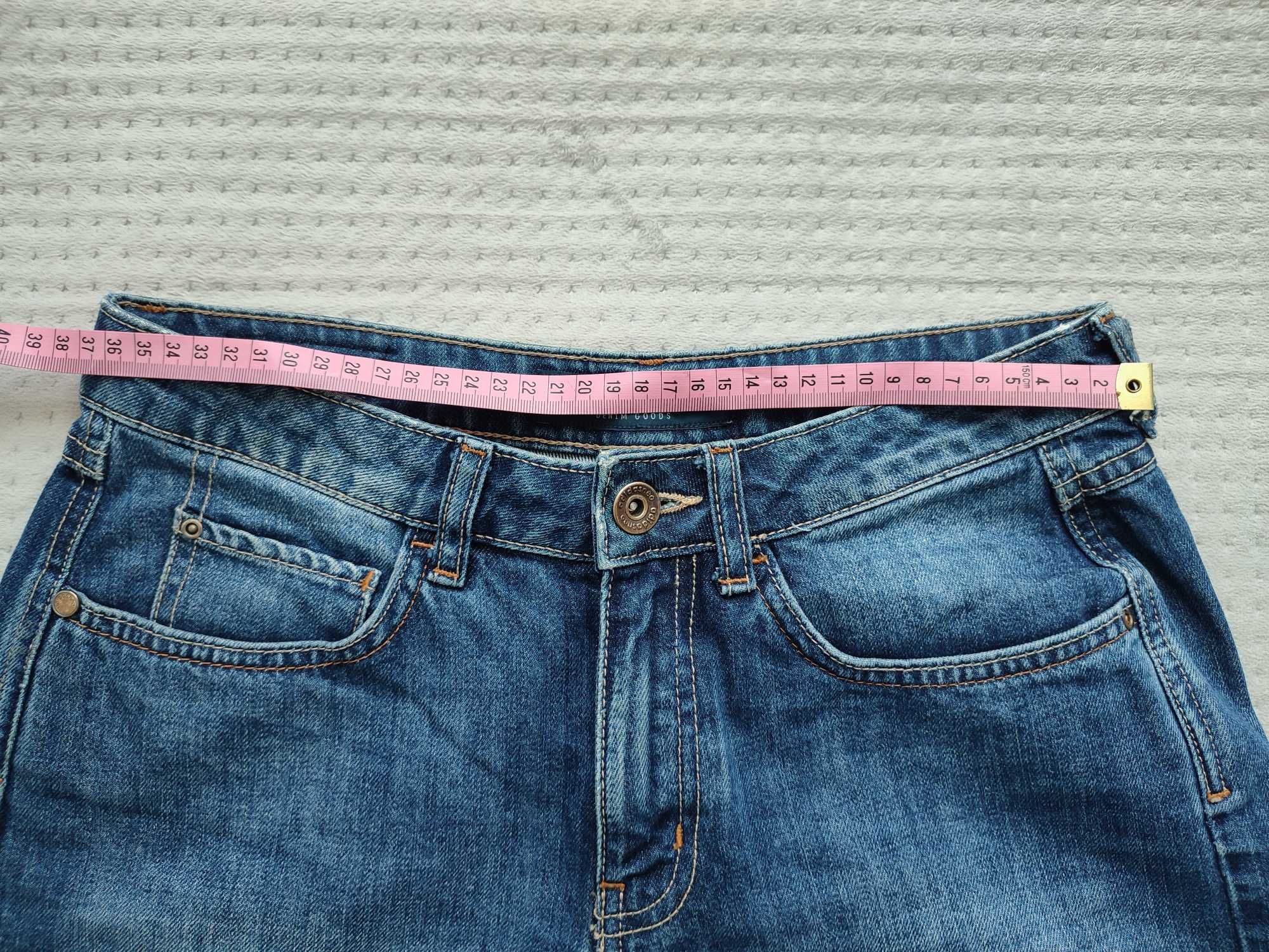 Spodenki szorty krótkie Adidas Neo, rozmiar 34 XS, dżinsowe, jeans.