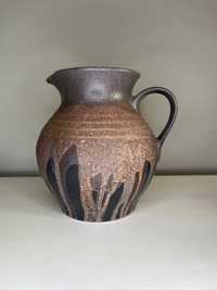 Ceramiczny wazon, dzban Steuler. Stara ceramika Fat Lava