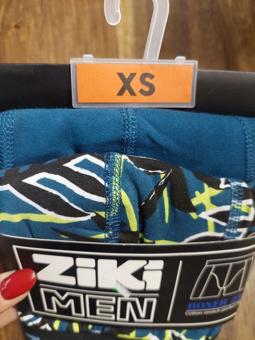 Ziki Men bokserki męskie 2 pak turkus  rozmiar XS