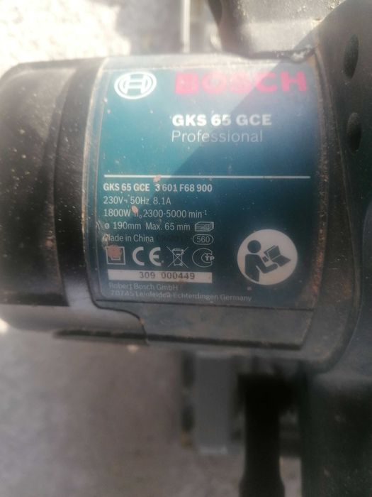 Piła tarczowa bosch GKS 65 GCE