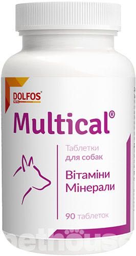 Dolfos Multical витаминно-минералтный препарат для собак.