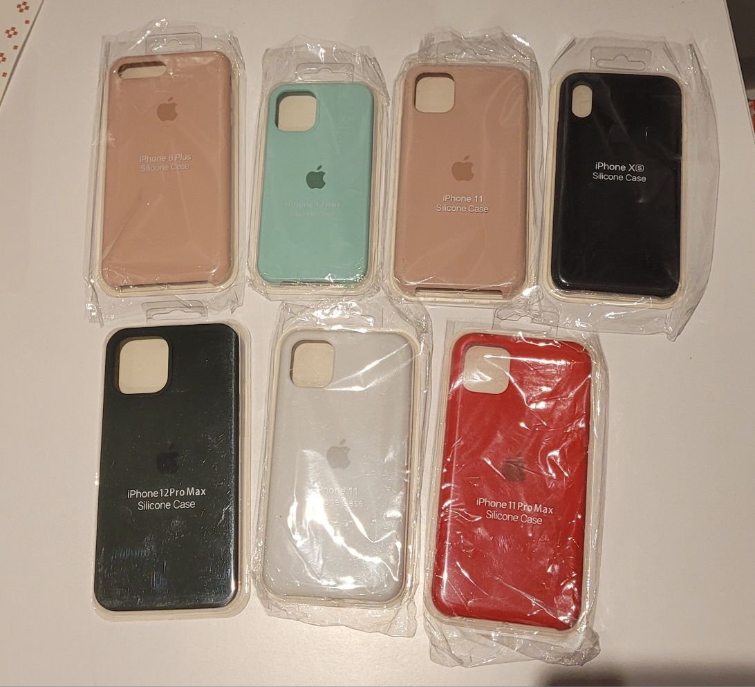 Etui silikonowe dla iPhone 8,X, 11, 12