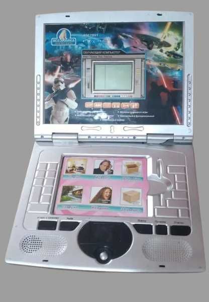 Детский компьютер игра "Всезнайка" (На ремонт/Запчасти)