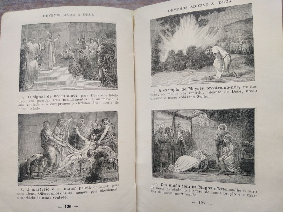 Livro Pequeno Catecismo em imagens
