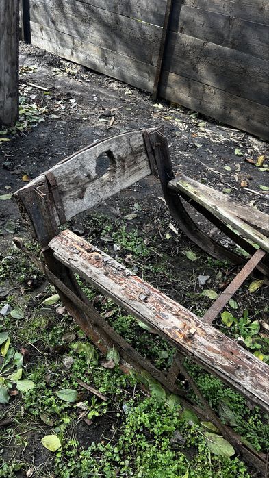 Сани кінні залізні