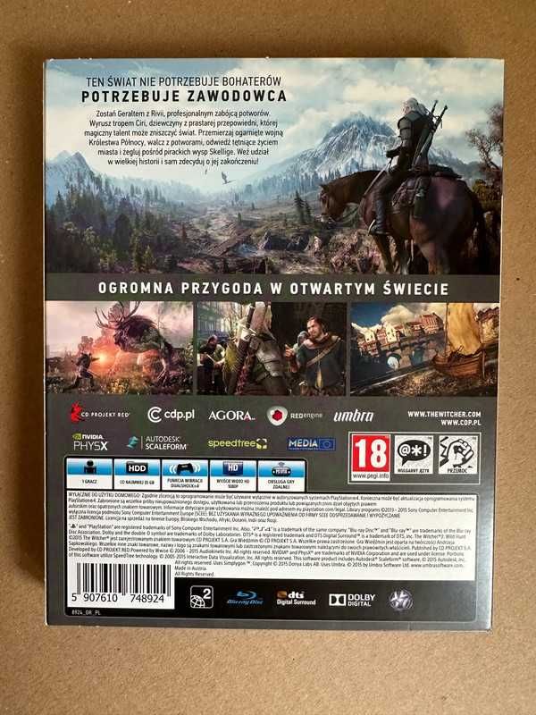 Wiedźmin 3 Edycja Premierowa PS4 PL - mapa, soundtrack, dodatki