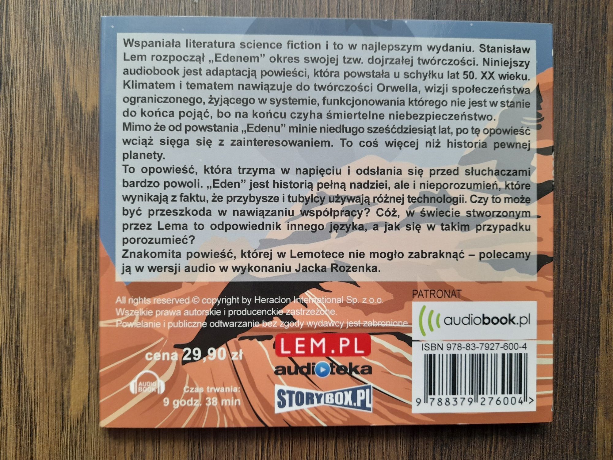 Audiobook Lem Eden
