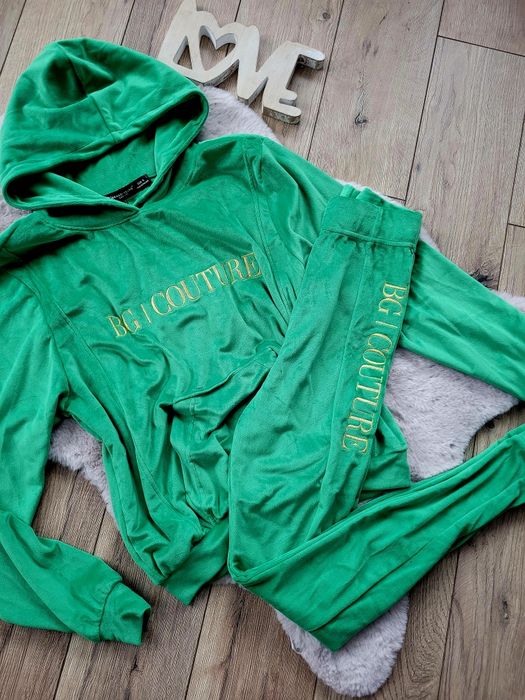 Dres welurowy Brandenburg komplet dresowy dres s