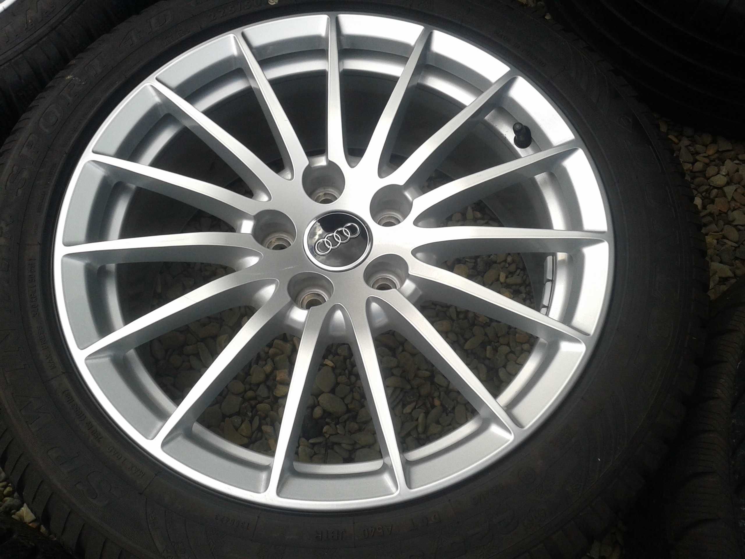 oryginalne r17 kola audi a4 a5 b8 b9 s-line dunlop 2022rok mielec 225