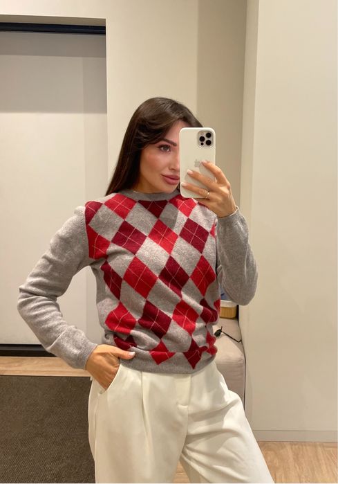 Люкс бренд крутий светр вовна S