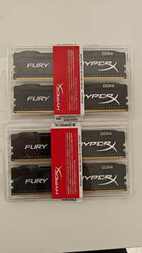 16gb 2x Kingston HyperX FURY Memory Black 8GB Kit (2x4GB) DDR4 2666