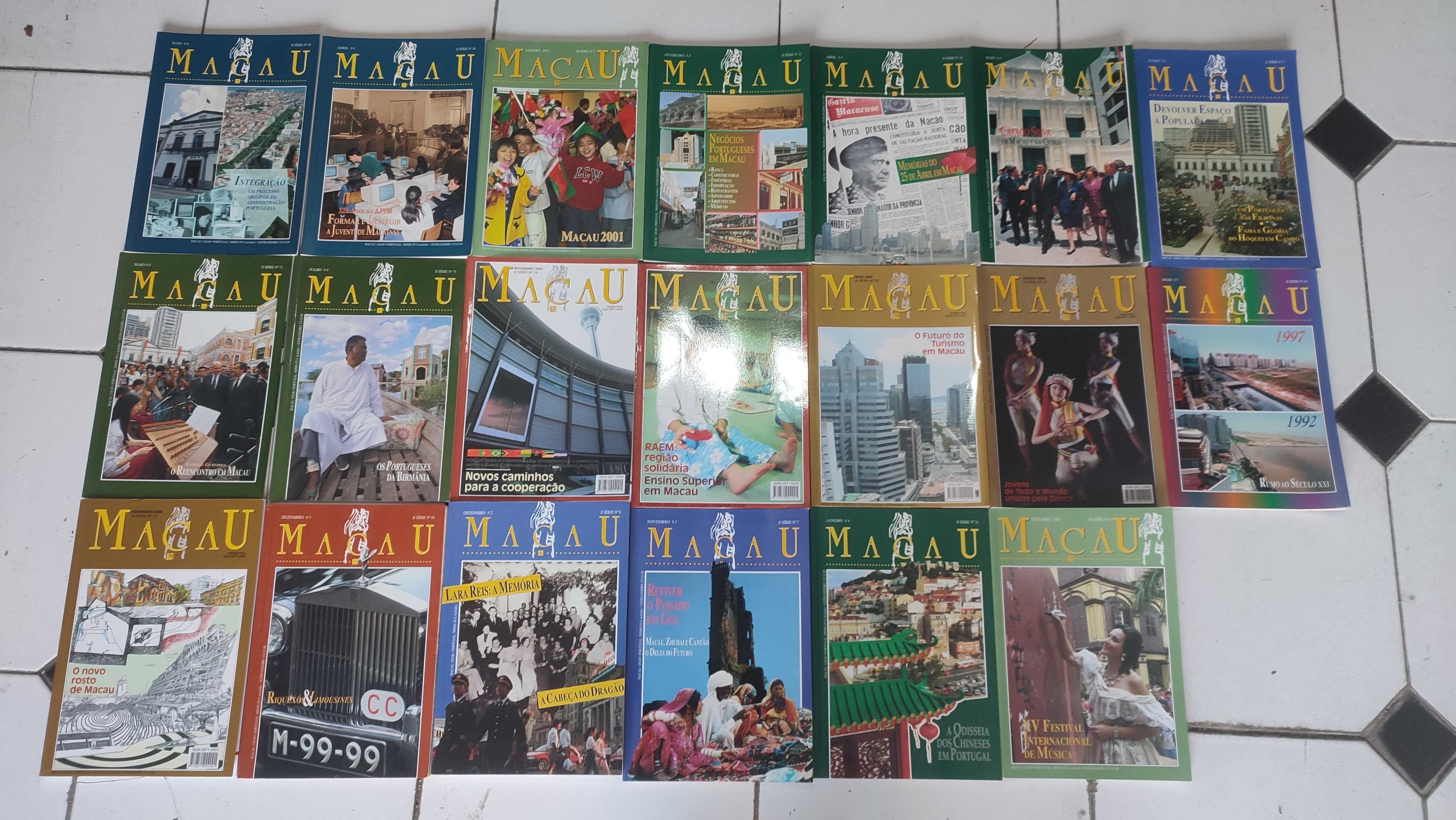 Lote 83 Revistas Macau - Anos 90