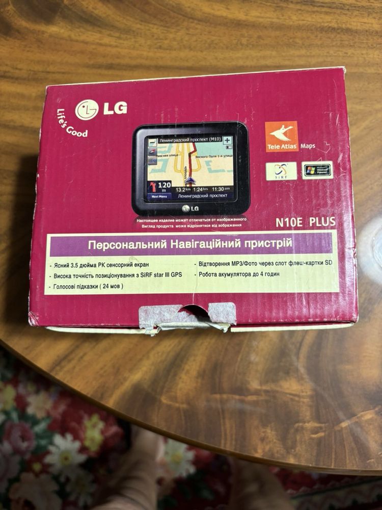 GPS навігатор LG N10 plus