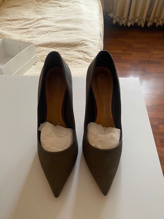 Туфли замшевые (бренд(shutz)